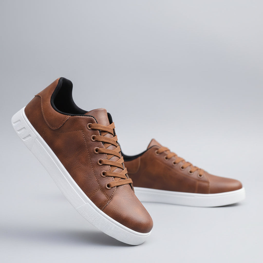 Lace-up Flat Shoes Men's Fashion Casual Shoes.....